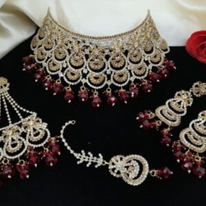 Fresh Stone Bridal Coller Set