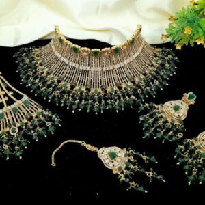 Zircon Heavy Bridal Coller Set